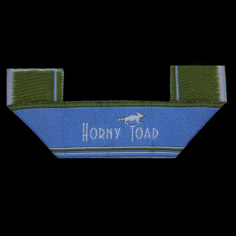 Woven labels made by Patchworks USA